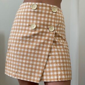 Mango Suit Wrap Skirt